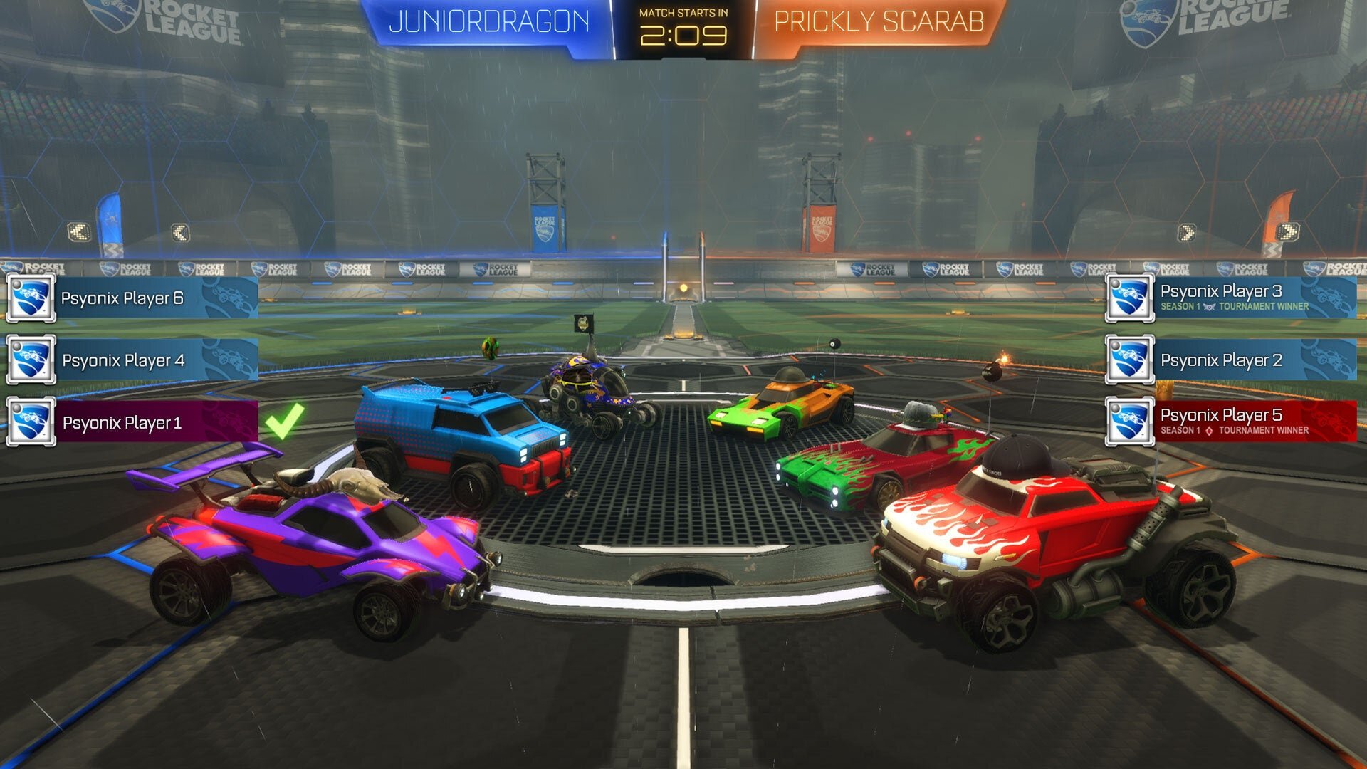 Rocket League Tournaments Redesign — project image 3